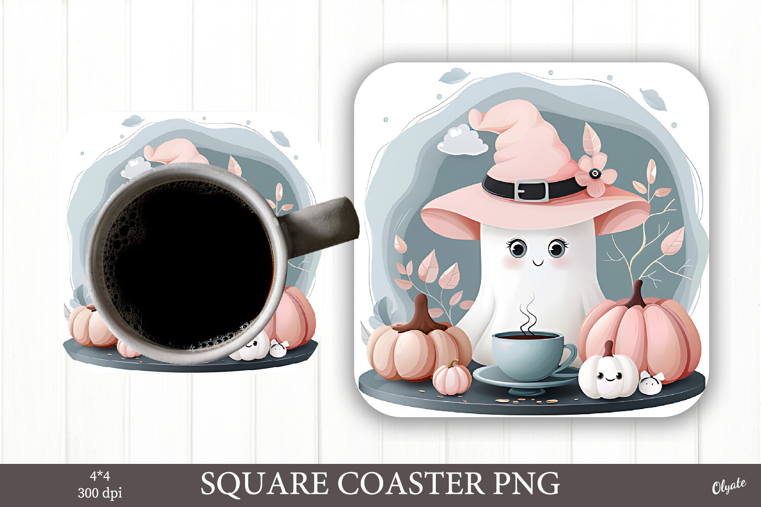 Halloween Cute Ghost Sublimation PNG. Graphic by olyate0108 · Creative ...