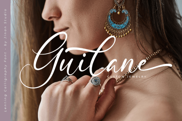 Lenting Font PNG with transparent background - Preview 1