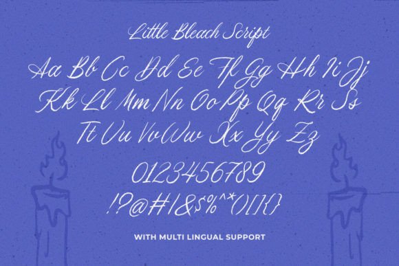 Little Bleach Font font preview - 4