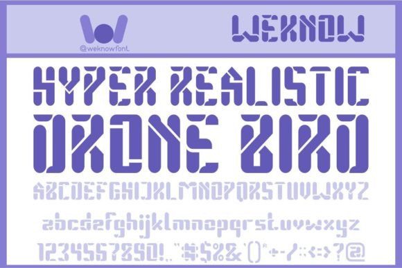 Robotic Spacecraft Font PNG with transparent background - Preview 2