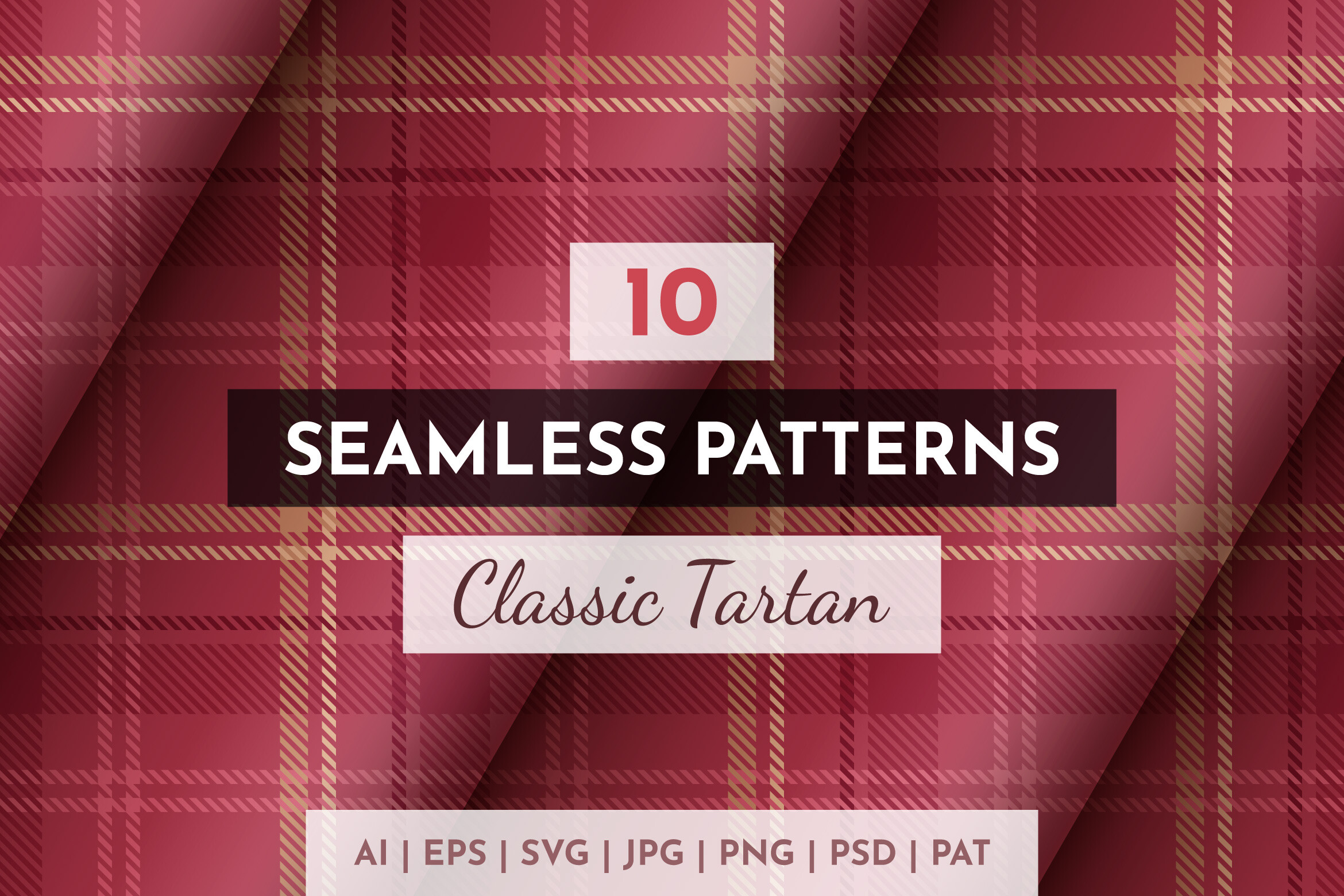 10 Seamless Classic Tartan Patterns Graphic by rwgusev · Creative Fabrica