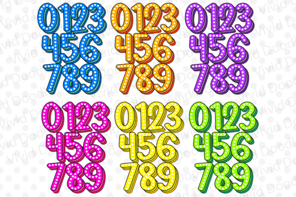 Bubble Rainbow Font - Preview 4