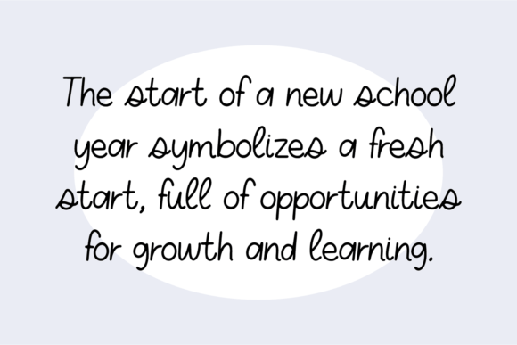Class Notes Font - Preview 3