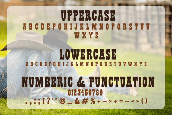 Cowboy Boots Font - Preview 1