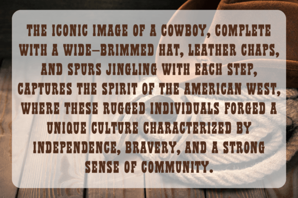 Cowboy Boots Font - Preview 3