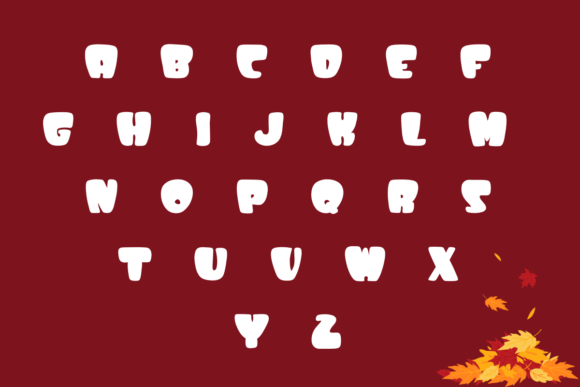 First Day of Fall Font - Preview 2