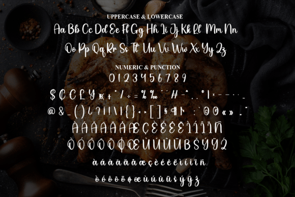 Grilled Chicken Font - Preview 6