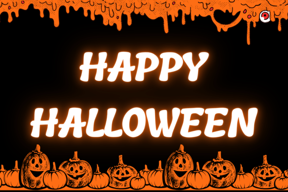 Halloween Spooky Night Font PNG with transparent background - Preview 5