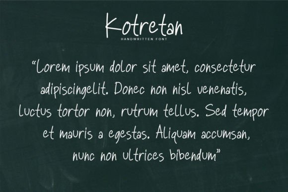 Kotretan Font PNG with transparent background - Preview 4