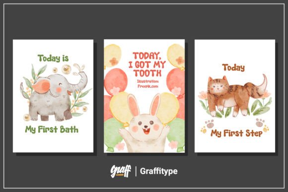 Little Baby Sweet Font PNG with transparent background - Preview 4