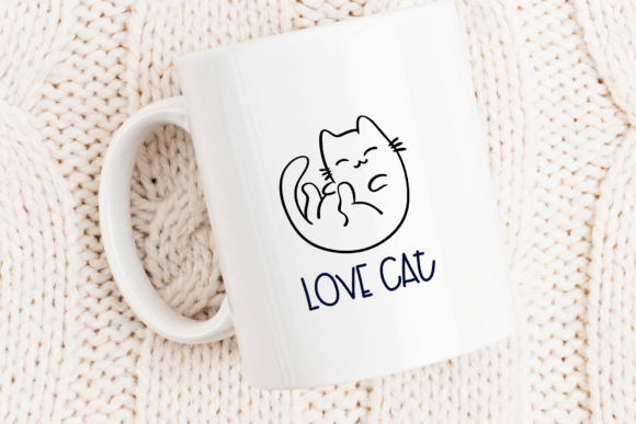 My Cat Font PNG with transparent background - Preview 6