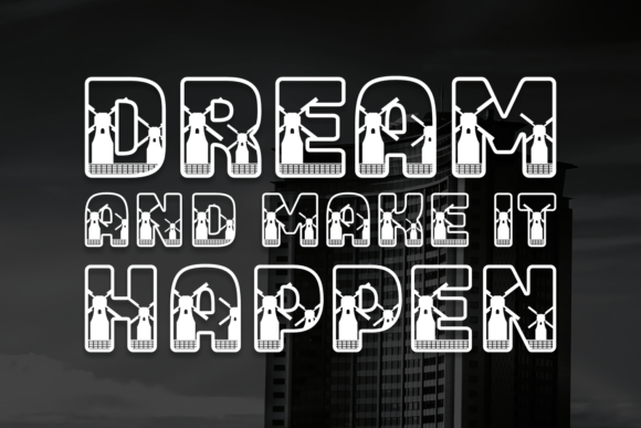 Orderly City Font PNG with transparent background - Preview 4