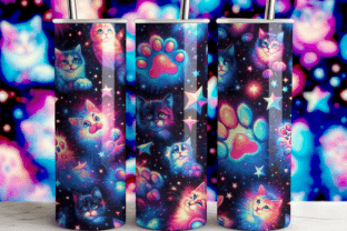 Paw Print Tumbler Wrap Sublimation PNG Graphic by RahatKDP · Creative ...