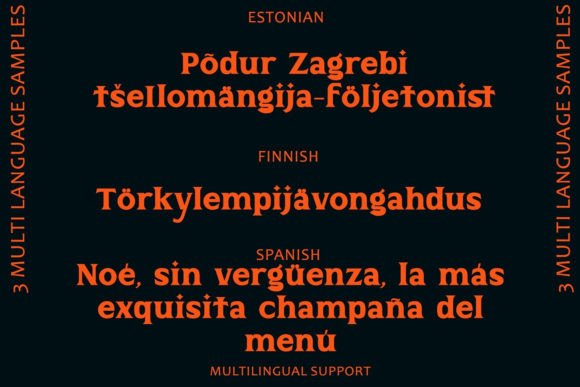 Quatro Font PNG with transparent background - Preview 3