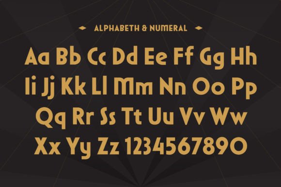 Silvadeco Font PNG with transparent background - Preview 1
