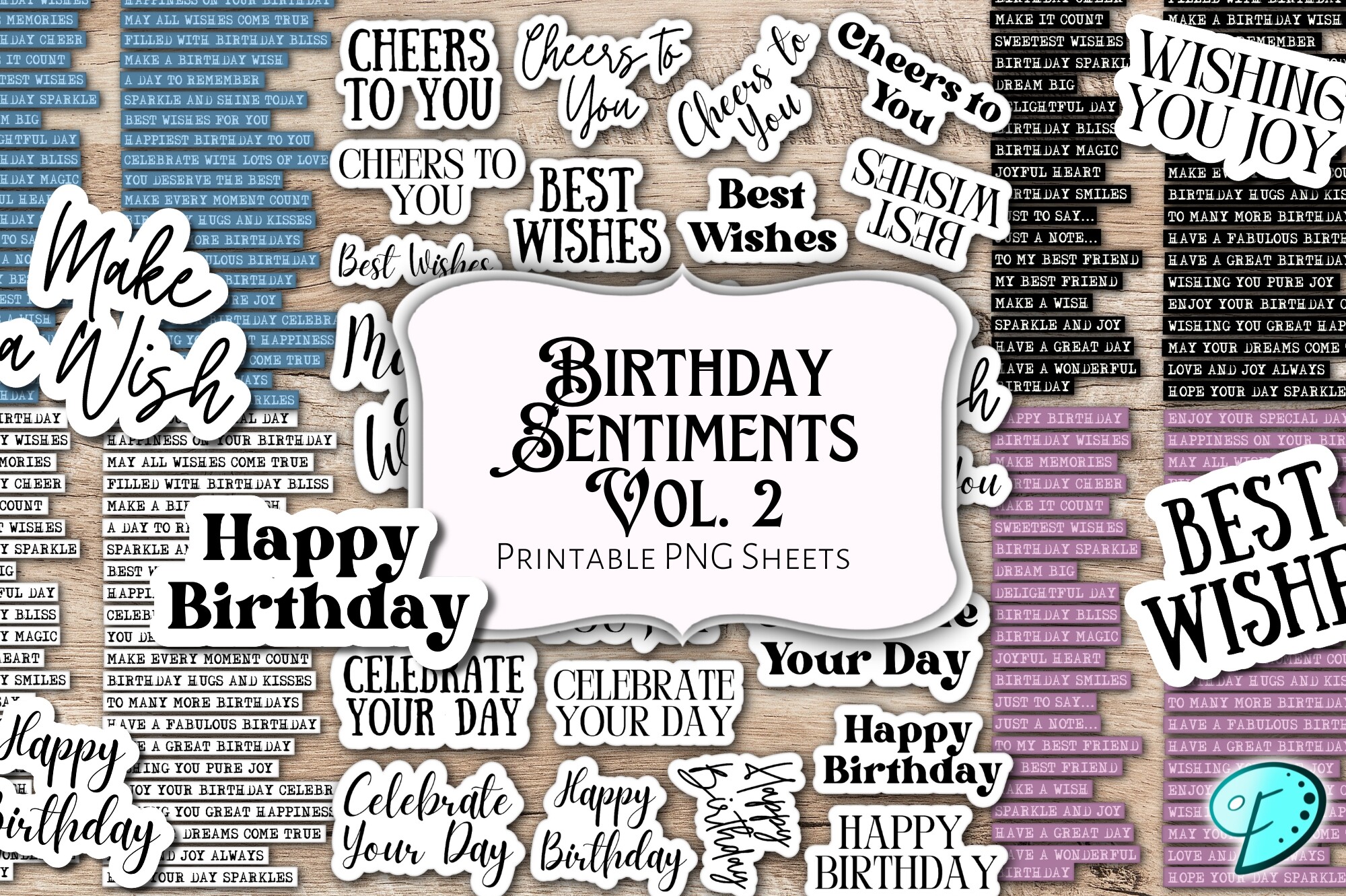 Birthday Sentiments Printable Vol. 2