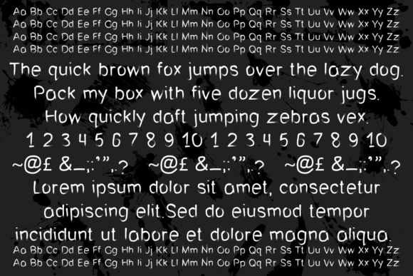 Brush Plus Font - Preview 1