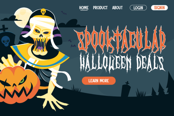Creepy Broom Font PNG with transparent background - Preview 6