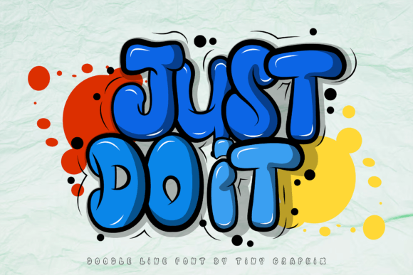 Doodle Line Font - Preview 3