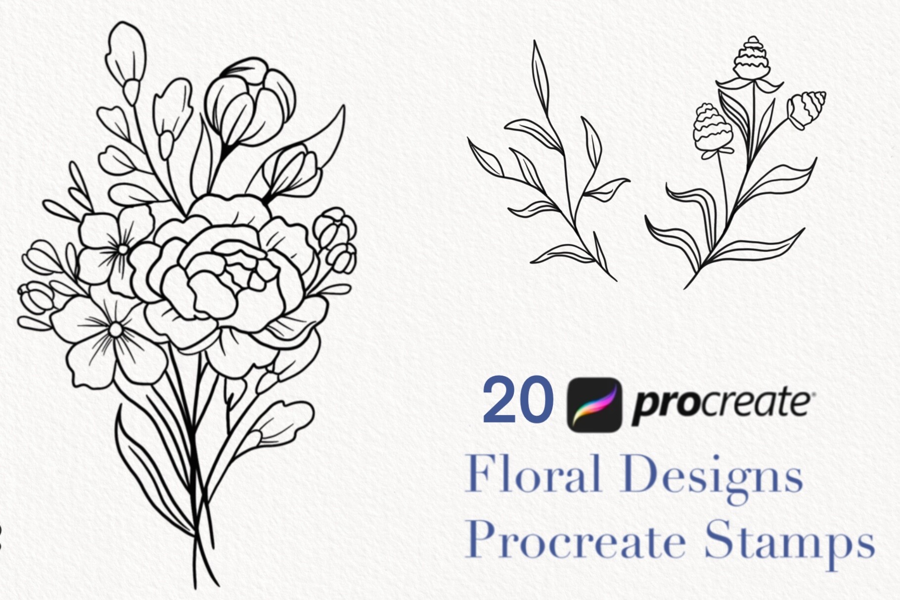Flowers Brushes Procreate Graphic by ani36 · Creative Fabrica