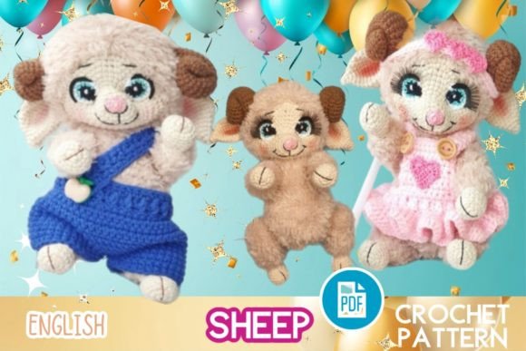 Goat Seep Toy / Crochet / Amigurumi PDF