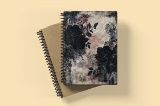 Gothic Black Rose Dark Lace Junk Journal Graphic by mirazooze ...