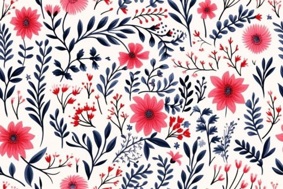 Graphic design Floral illustration