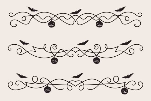 Halloween Flourish Dividers