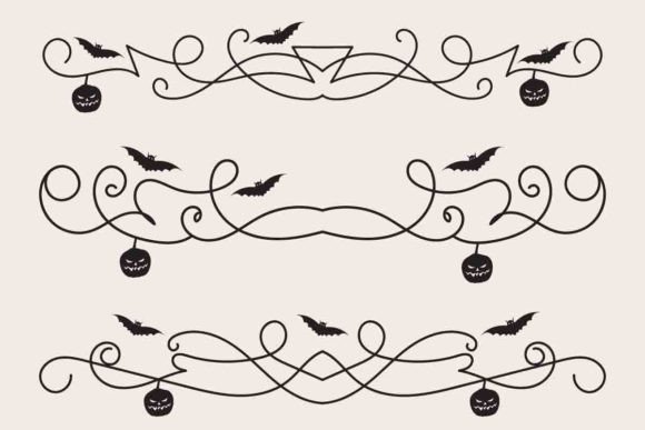 Halloween Flourish Dividers