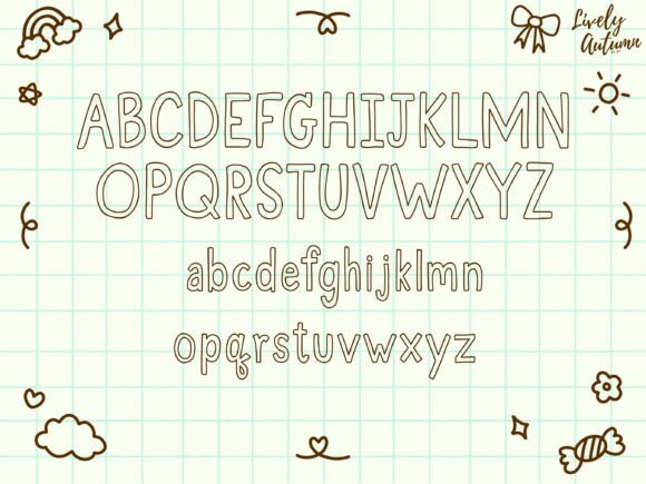 Happy Doodle Font - Preview 1