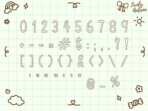 Happy Doodle Font - Preview 2