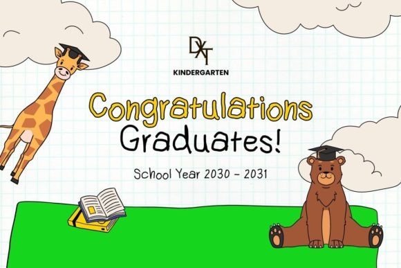 Kindergarten School Font PNG with transparent background - Preview 1