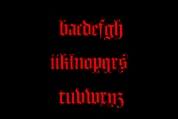 Lepenski Vir Font PNG with transparent background - Preview 3