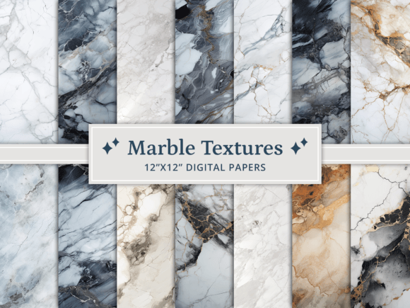 Marble Textures Digital Papers