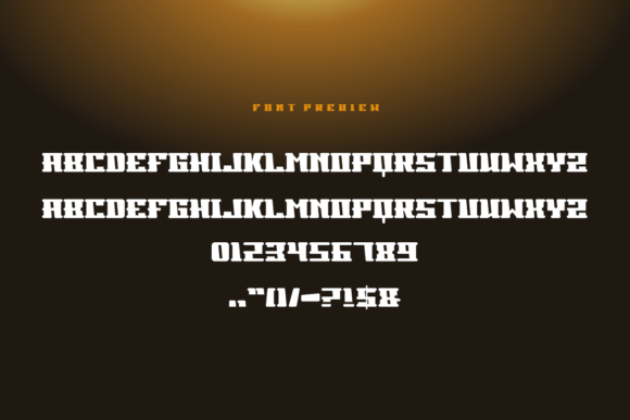 Merogan Font PNG with transparent background - Preview 3