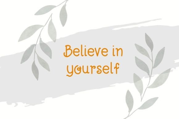 Monkey Tail Font PNG with transparent background - Preview 1