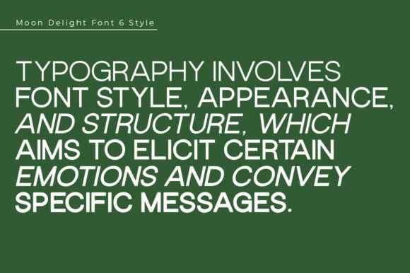 Moon Delight Font PNG with transparent background - Preview 1