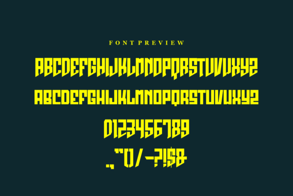 Raster Mania Font PNG with transparent background - Preview 3