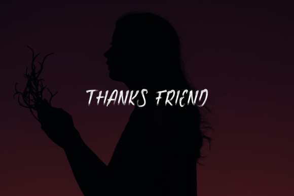 Ratu Adhil Brush Font PNG with transparent background - Preview 4