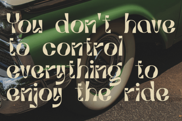 Retrotrend Font PNG with transparent background - Preview 6