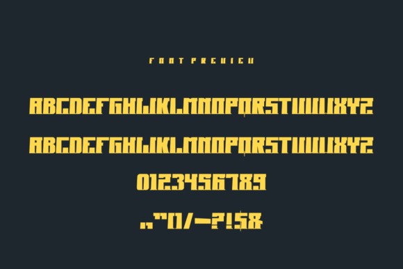 Ringgok Font PNG with transparent background - Preview 3