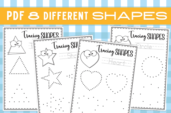 Shapes Tracing Printable Worksheets