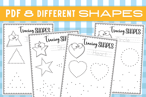 Shapes Tracing Printable Worksheets