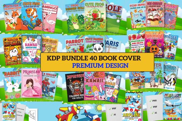 Ultimate 40 KDP Book Cover Bundle Design