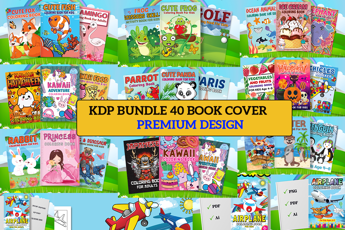 Ultimate 40 KDP Book Cover Bundle Design