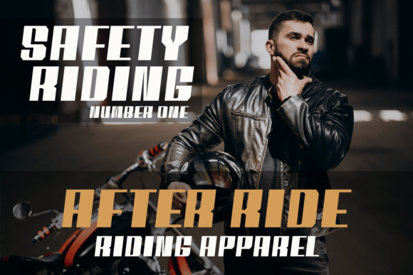 After Riding Font - Preview 2