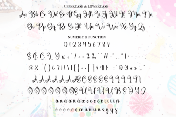 Birthday Font - Preview 6