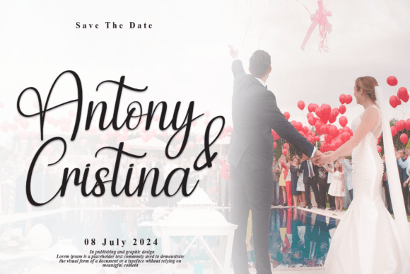 Blushing Sunday Font - Preview 1