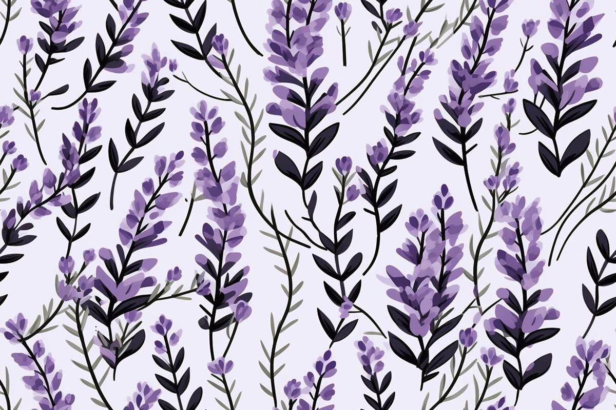 Botanical Art Seamless Patterns Graphic by Ranya Art Studio · Creative ...