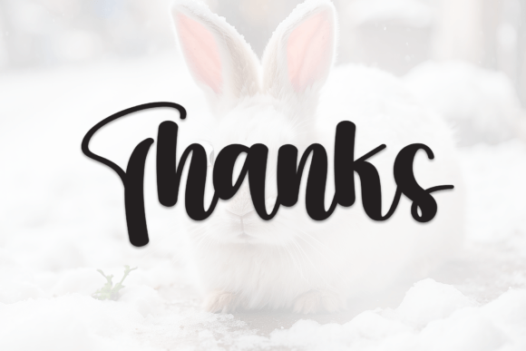 Bunny Winter Font - Preview 6